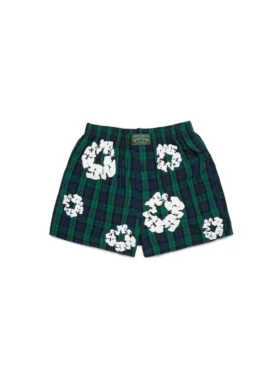 3-pak bawełnianych bokserów z motywem Cotton Wreath – różne kolory