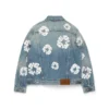 Bawełniana kurtka Denim „Cotton Wreath” w jasnym odcieniu