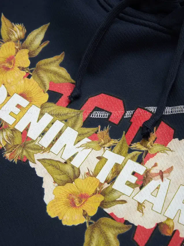 Bluza z kapturem DT Virginia z szwem overlockowym, granatowa