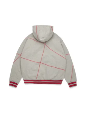 Bluza z kapturem DT Virginia z szwem overlockowym, szara