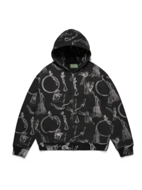 Bluza z kapturem „Plates Zip”