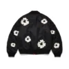 Cotton Wreath bomberka MA-1 z motywem wianka, czarna