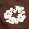 Cotton Wreath Hoodie – ciemnobrązowa