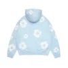 Cotton Wreath Hoodie w kolorze pudrowego błękitu