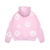 Cotton Wreath Hoodie w kolorze pudrowego różu