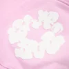 Cotton Wreath Hoodie w kolorze pudrowego różu
