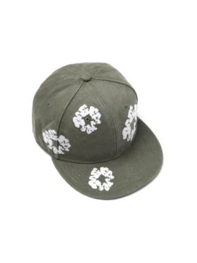 Cotton Wreath New Era 59FIFTY – dopasowana czapka z płótna w kolorze oliwkowym
