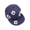 Cotton Wreath New Era 59FIFTY z płótna bawełnianego z motywem wianka, kolor indygo