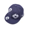 Cotton Wreath New Era 59FIFTY z płótna bawełnianego z motywem wianka, kolor indygo