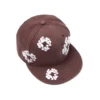 Cotton Wreath New Era 59FIFTY z płótna bawełnianego z motywem wianków, kolor brązowy