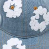 Cotton Wreath, surowy Denim, motyw wianka, jasne wykończenie