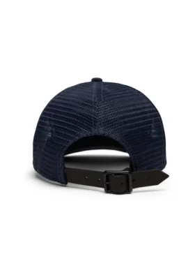 Czapka typu trucker z nadrukiem DT Stamp, kolor granatowy