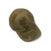 Czapka z flokowanym motywem „Cotton Wreath” w kolorze tan