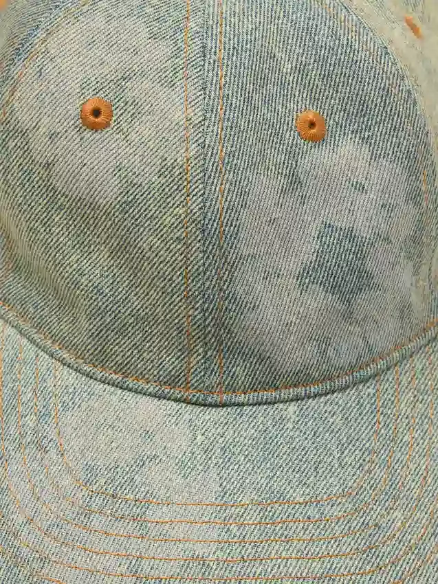 Czapka z surowego Denimu „Mono Cotton Wreath” w kolorze ciemnym