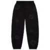 Czarne Cotton Wreath Sweatpants