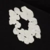 Duża torba płócienna z motywem „Cotton Wreath”