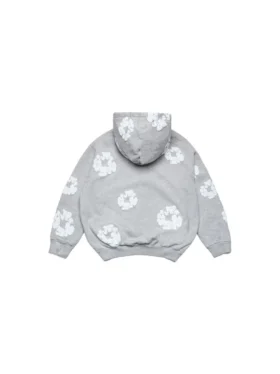 Dziecięca Cotton Wreath Hoodie – szara