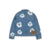 Dziecięca kurtka Denim z motywem Cotton Wreath w kolorze jasnego indygo