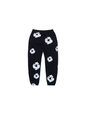 Dziecięce Cotton Wreath Sweatpant czarne