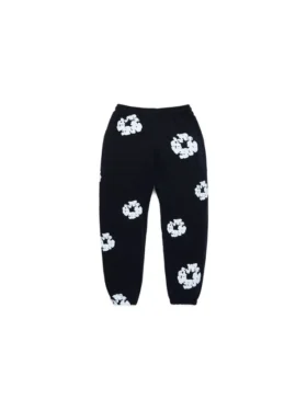 Dziecięce Cotton Wreath Sweatpant czarne