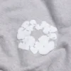Dziecięce Cotton Wreath Sweatpants z bawełny, szare