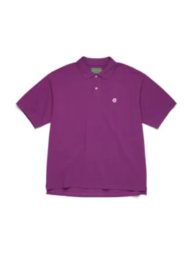 Koszulka polo „Peace Wreath” w kolorze fioletowym