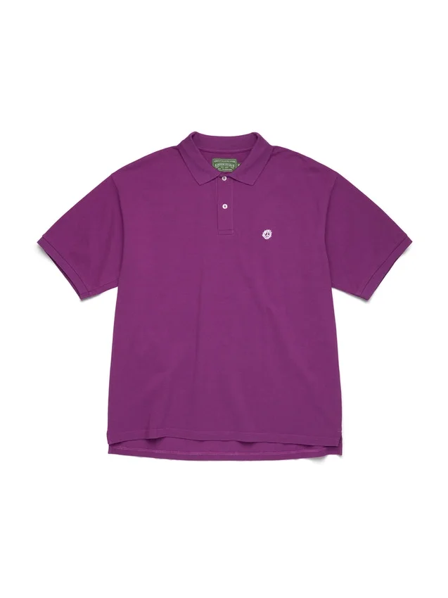 Koszulka polo „Peace Wreath” w kolorze fioletowym