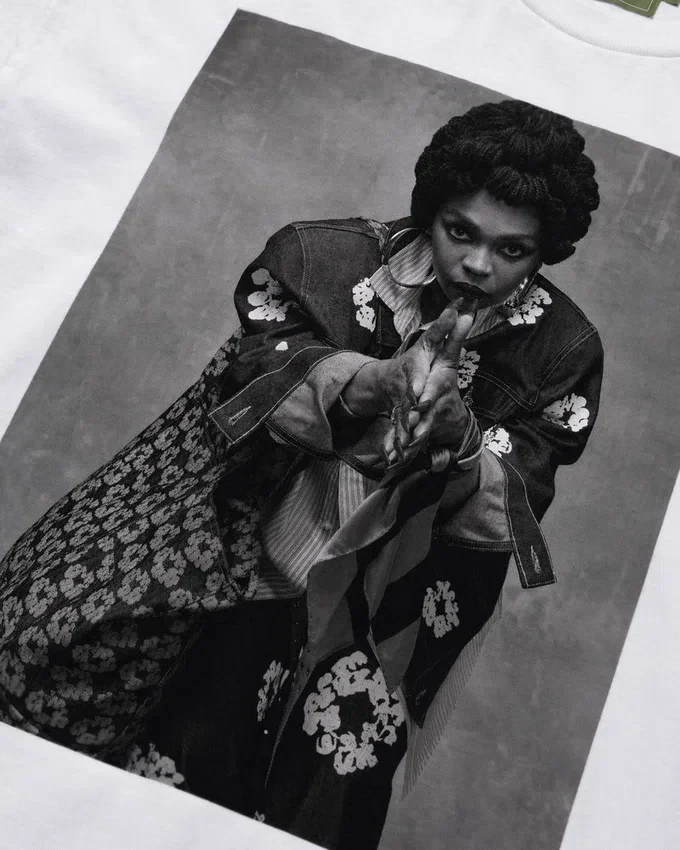 Koszulka z nadrukiem DT z Lauryn Hill