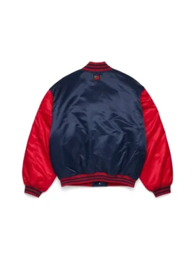 Kurtka baseballowa DT w stylu varsity, granatowa