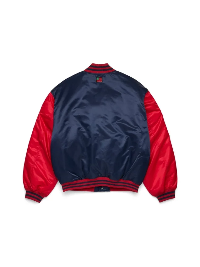 Kurtka baseballowa DT w stylu varsity, granatowa