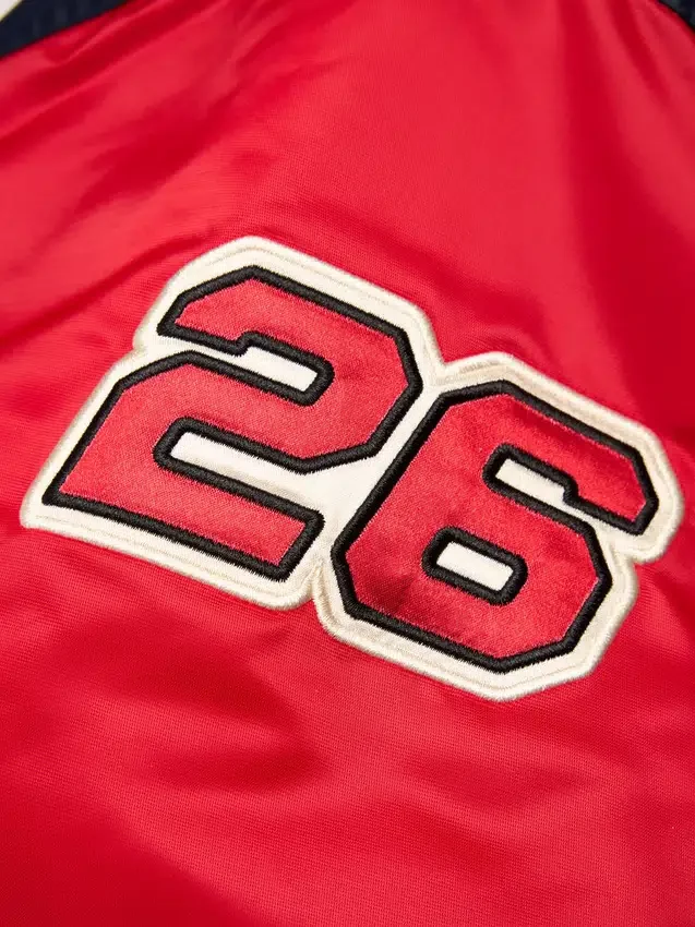 Kurtka baseballowa DT w stylu varsity, granatowa
