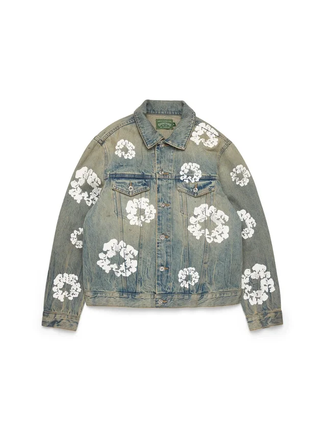 Kurtka Denim „Cotton Wreath” w stylu „Dirty Wash”