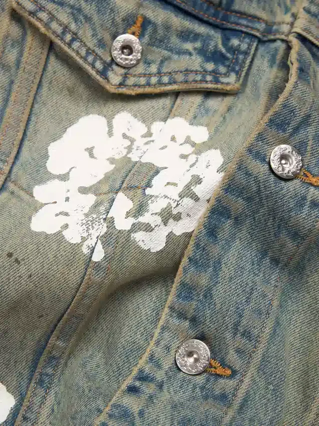 Kurtka Denim „Cotton Wreath” w stylu „Dirty Wash”