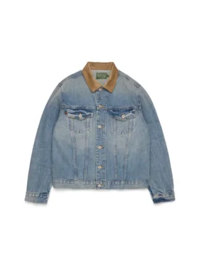 Kurtka Denim „Flag” w jasnym odcieniu
