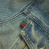 Kurtka Denim w brudnym odcieniu