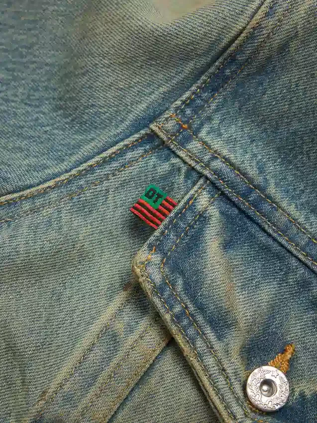 Kurtka Denim w brudnym odcieniu