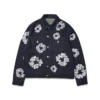 Kurtka Denim z motywem „Cotton Wreath” i ćwiekami, z selvedge