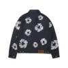 Kurtka Denim z motywem „Cotton Wreath” i ćwiekami, z selvedge