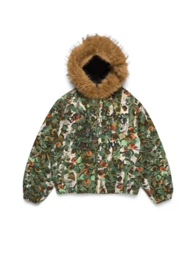 Kurtka robocza z kapturem „Birch Camo”, zielony kamuflaż