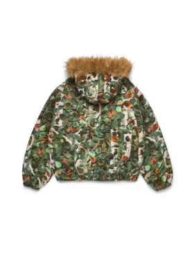 Kurtka robocza z kapturem „Birch Camo”, zielony kamuflaż