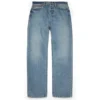 Luźne Denim w jasnym odcieniu