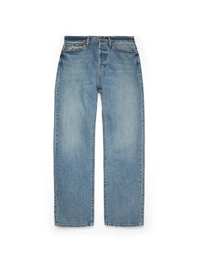 Luźne Denim w jasnym odcieniu
