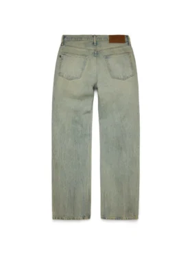 Luźne Denim w stylu „Dirty Wash”