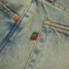 Spodnie Denim o prostym kroju, w kolorze „Dirty Wash”
