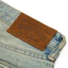 Luźne Denim dżinsy z motywem „Cotton Wreath” w wykończeniu „Dirty Wash”