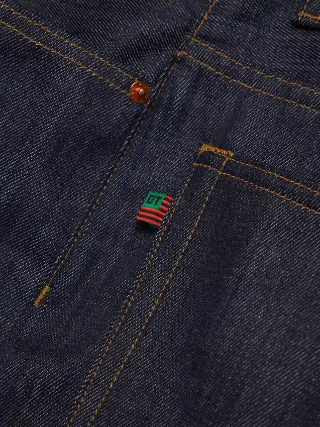 Luźne spodnie Denim z selvedge