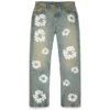 Spodnie Denim „Cotton Wreath” o prostym kroju, w wykończeniu „Dirty Wash”
