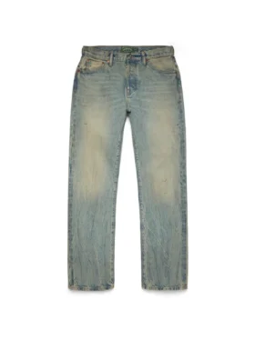 Spodnie Denim o prostym kroju, w kolorze „Dirty Wash”