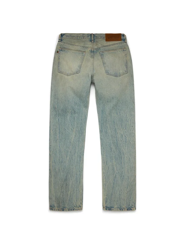 Spodnie Denim o prostym kroju, w kolorze „Dirty Wash”