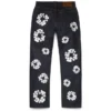 Spodnie Denim z prostym krojem „Cotton Wreath” z selvedge
